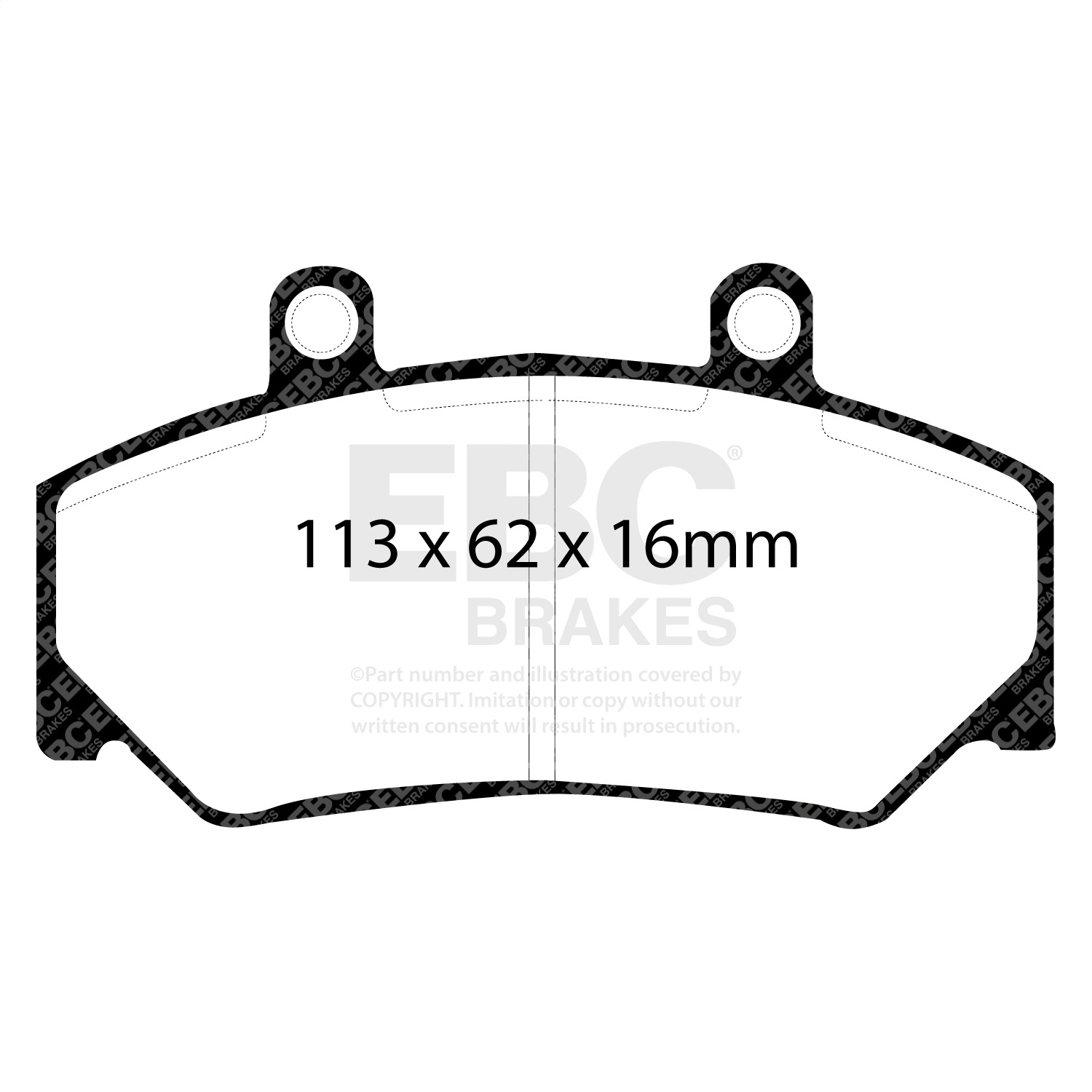 EBC Brakes UD492 Ultimax  Brake Pads Fits 83-97 740 760 940 960