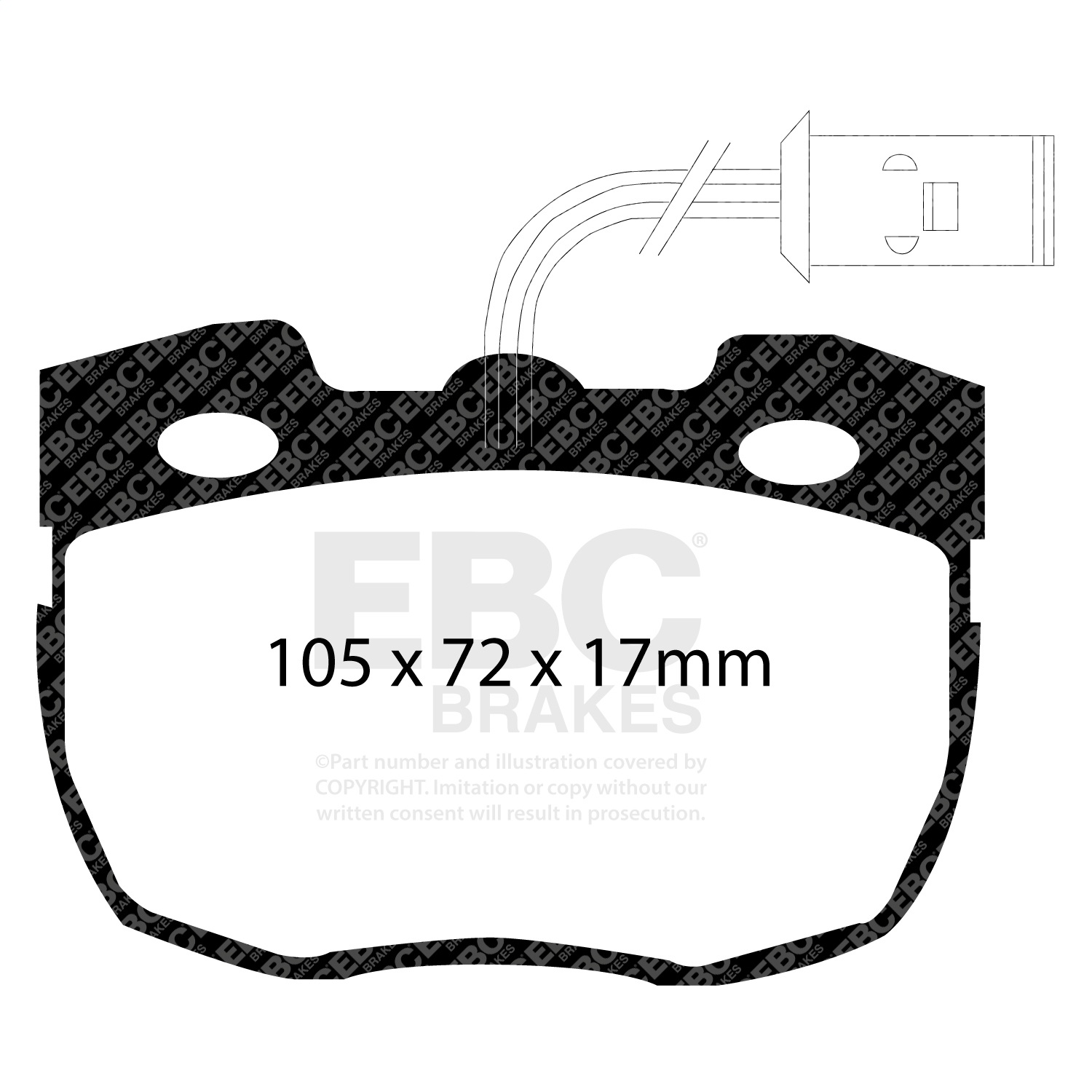 EBC Brakes UD520 Ultimax  Brake Pads Fits 90-99 Discovery Range Rover