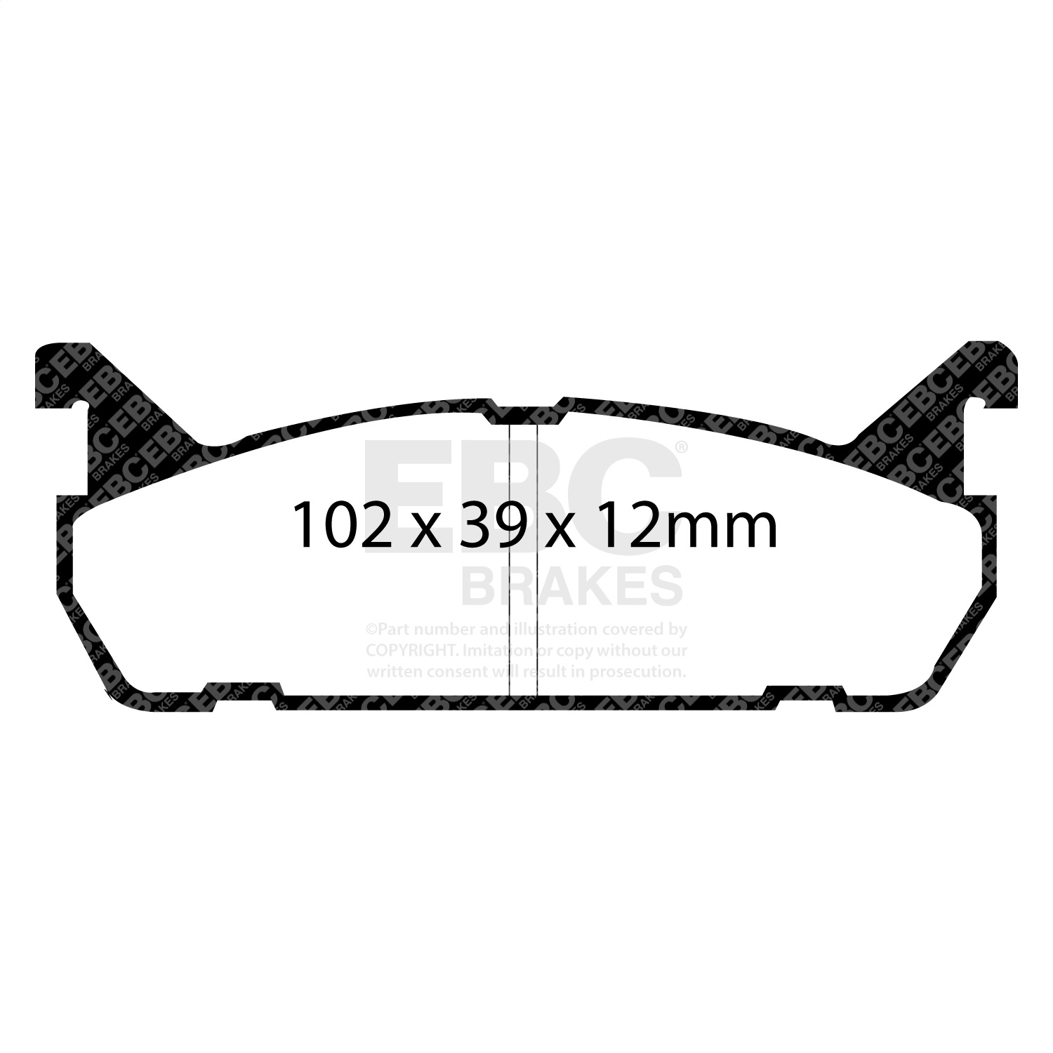 EBC Brakes UD458 Ultimax  Brake Pads Fits 90-96 Escort Miata Protege Tracer