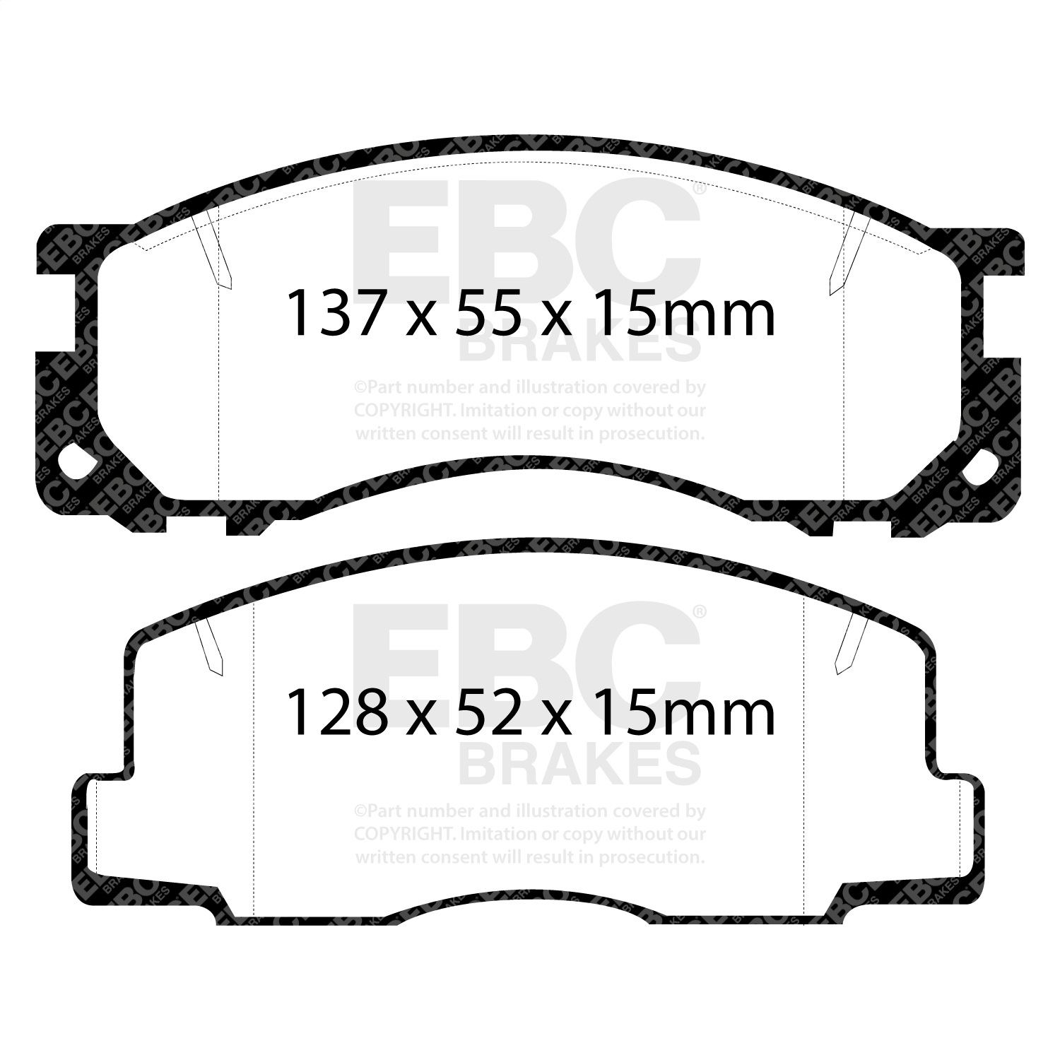 EBC Brakes UD500 Ultimax  Brake Pads Fits 91-96 Previa