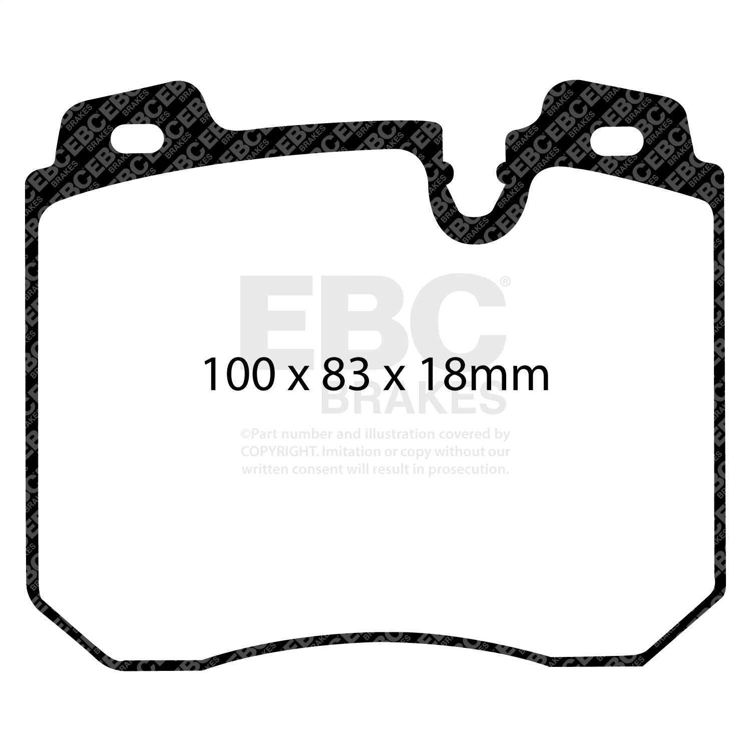 EBC Brakes DP4886R Yellowstuff Street And Track Brake Pads Fits 90-94 750iL