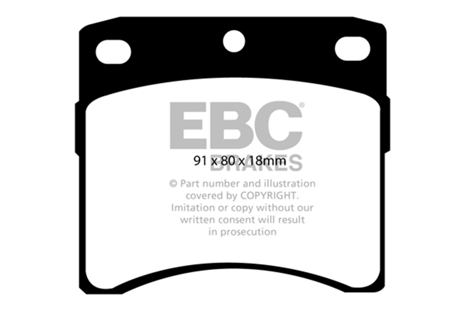 EBC Brakes UD581 Ultimax  Brake Pads Fits 93-95 EuroVan