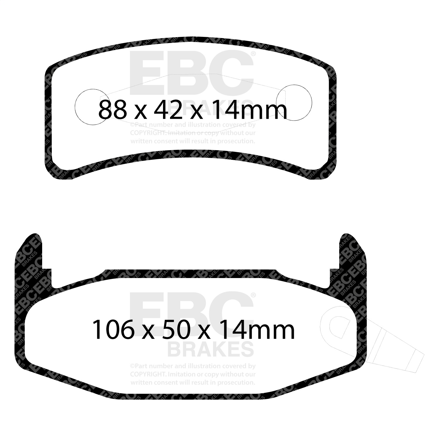 EBC Brakes UD377 Ultimax  Brake Pads