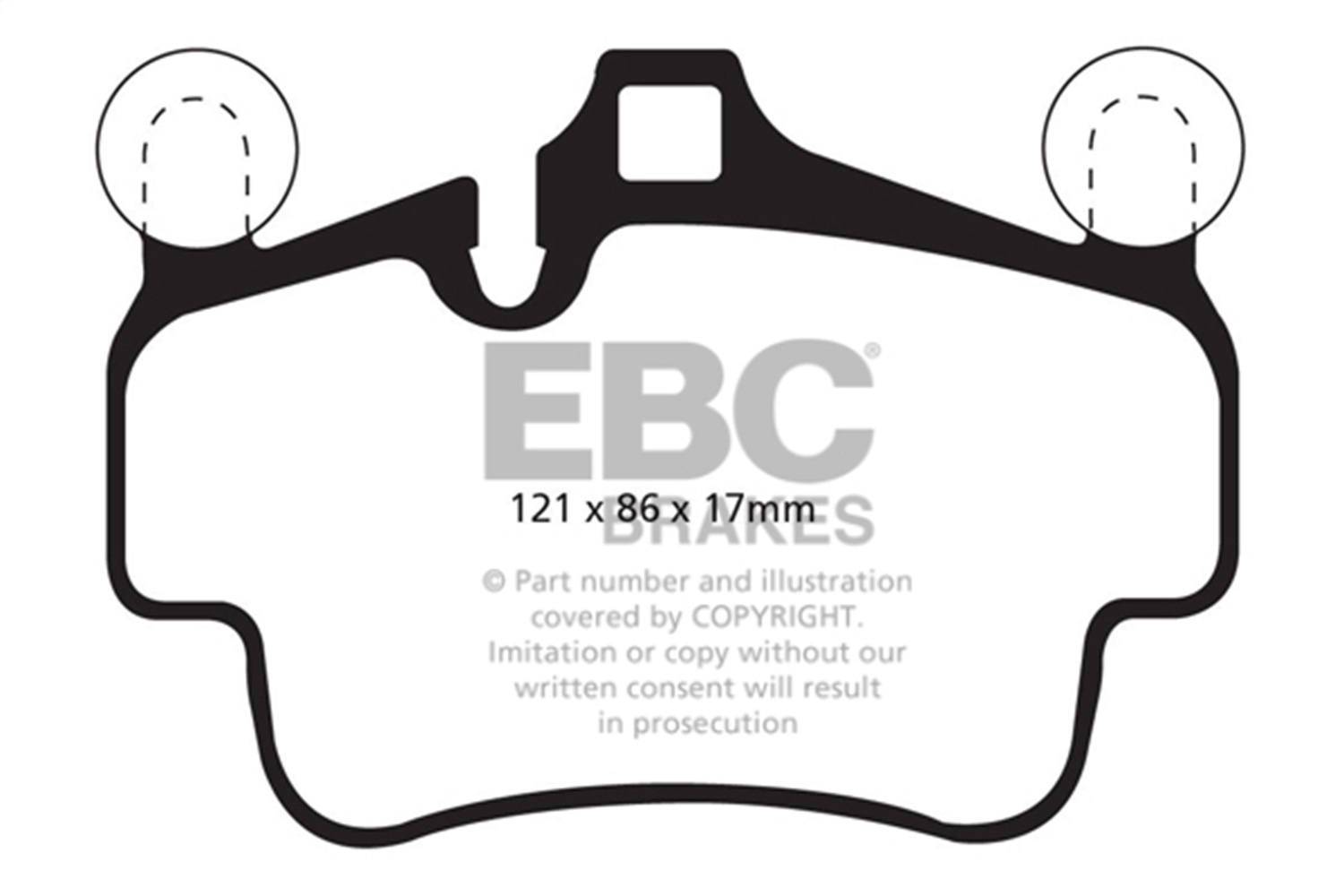 EBC Brakes DP42029R Yellowstuff Street And Track Brake Pads