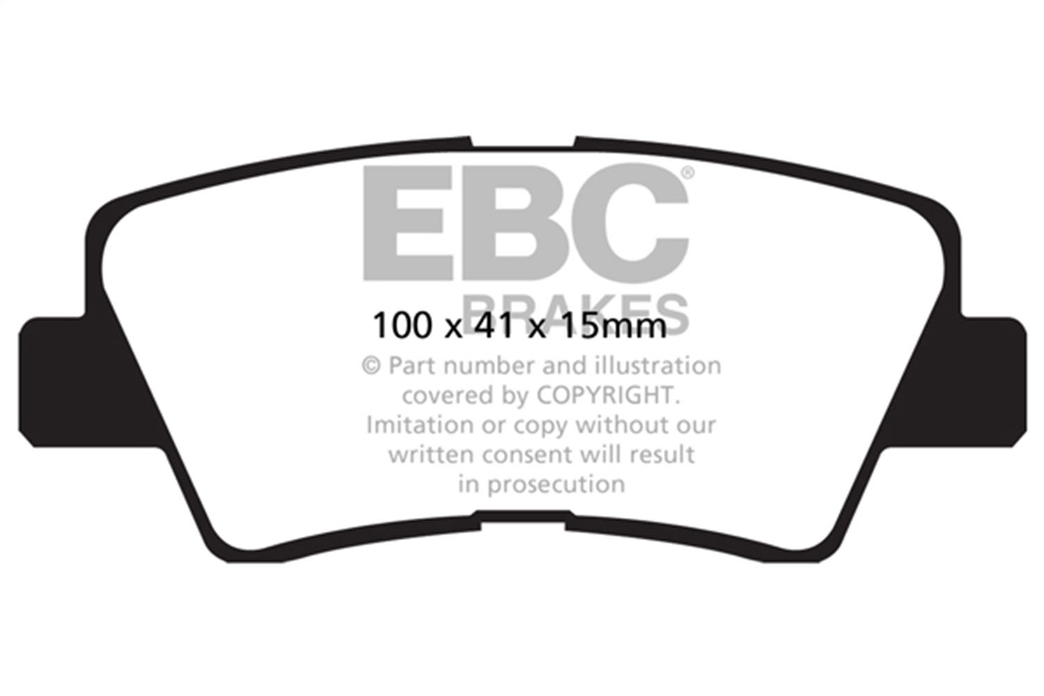 EBC Brakes UD1313 Ultimax  Brake Pads Fits Amanti Azera Elantra Sonata Soul