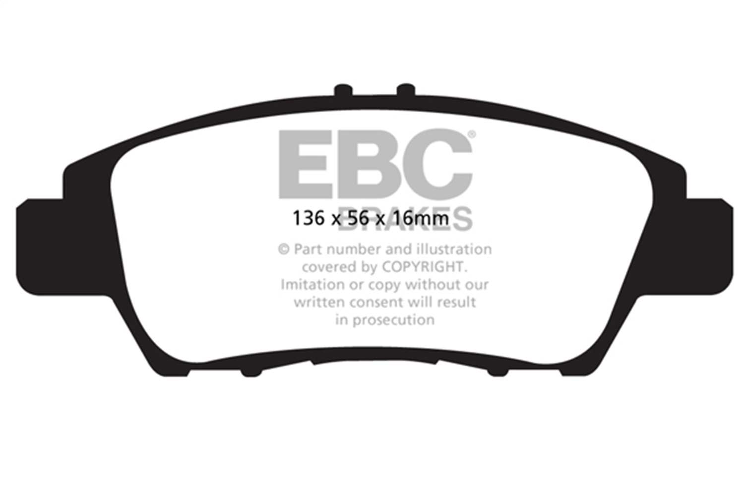 EBC Brakes UD1394 Ultimax  Brake Pads Fits 09-18 CR-Z Fit