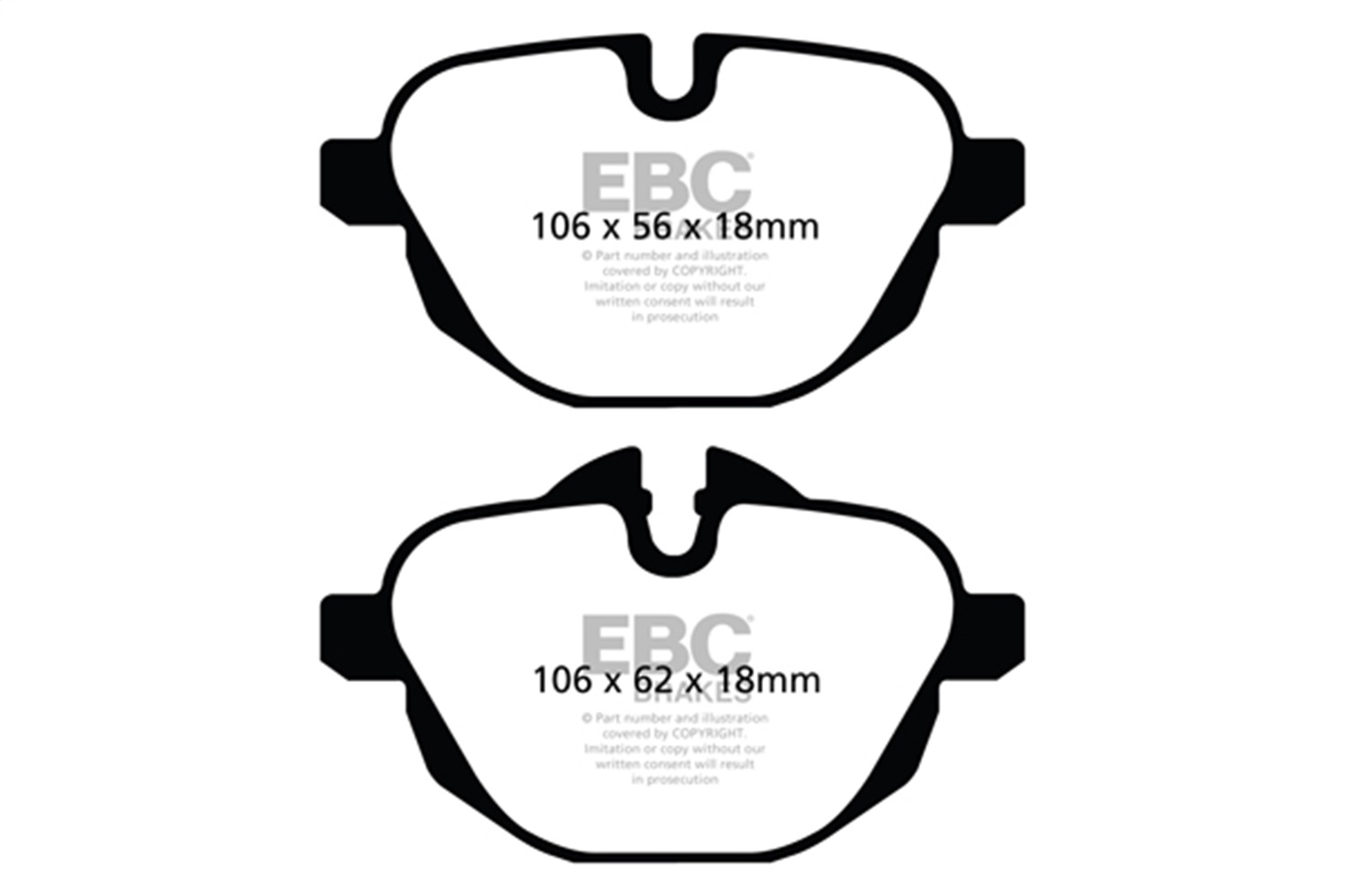 EBC Brakes UD1473 Ultimax  Brake Pads