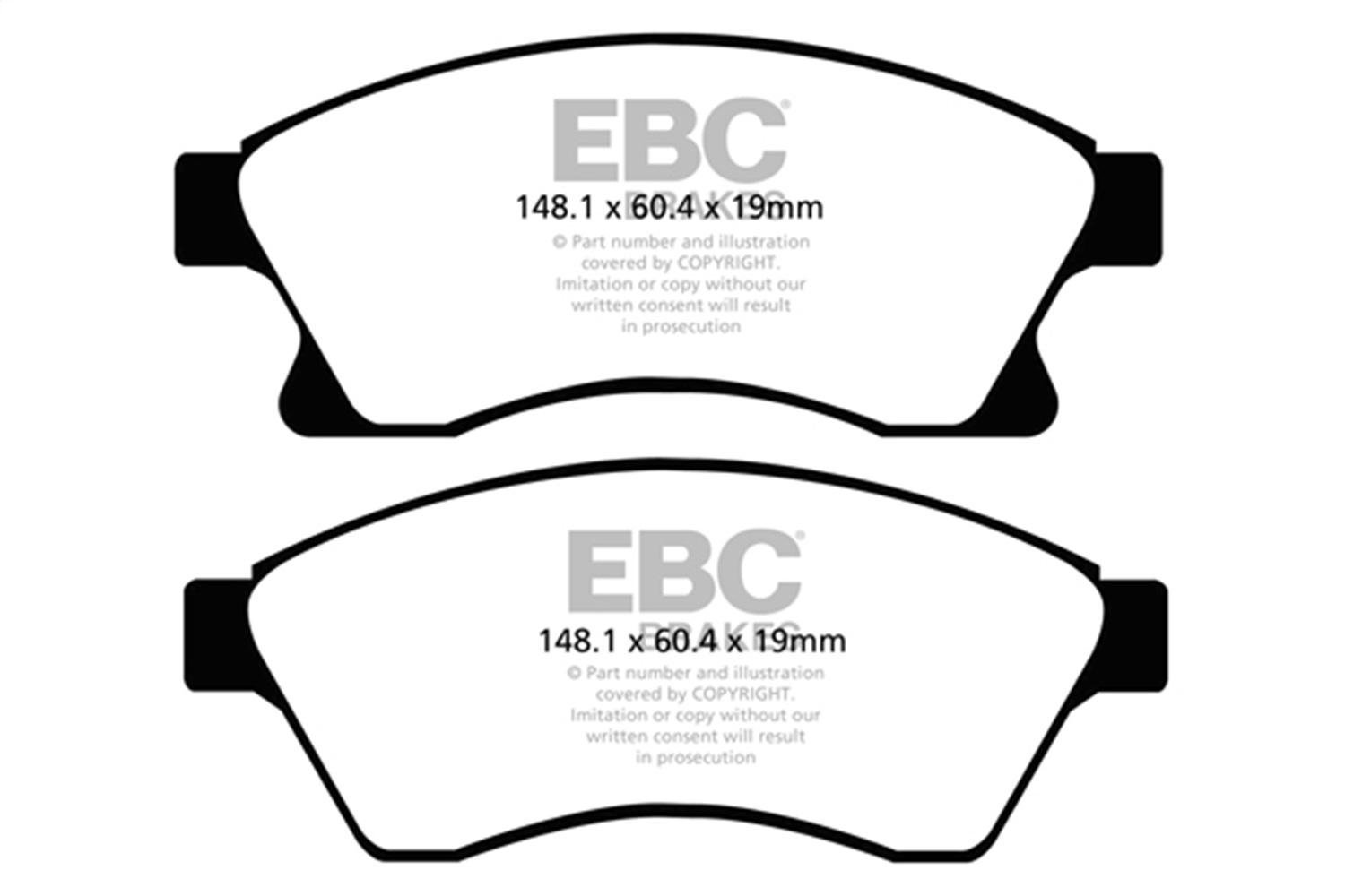 EBC Brakes UD1522 Ultimax  Brake Pads Fits 11-18 Cruze Sonic