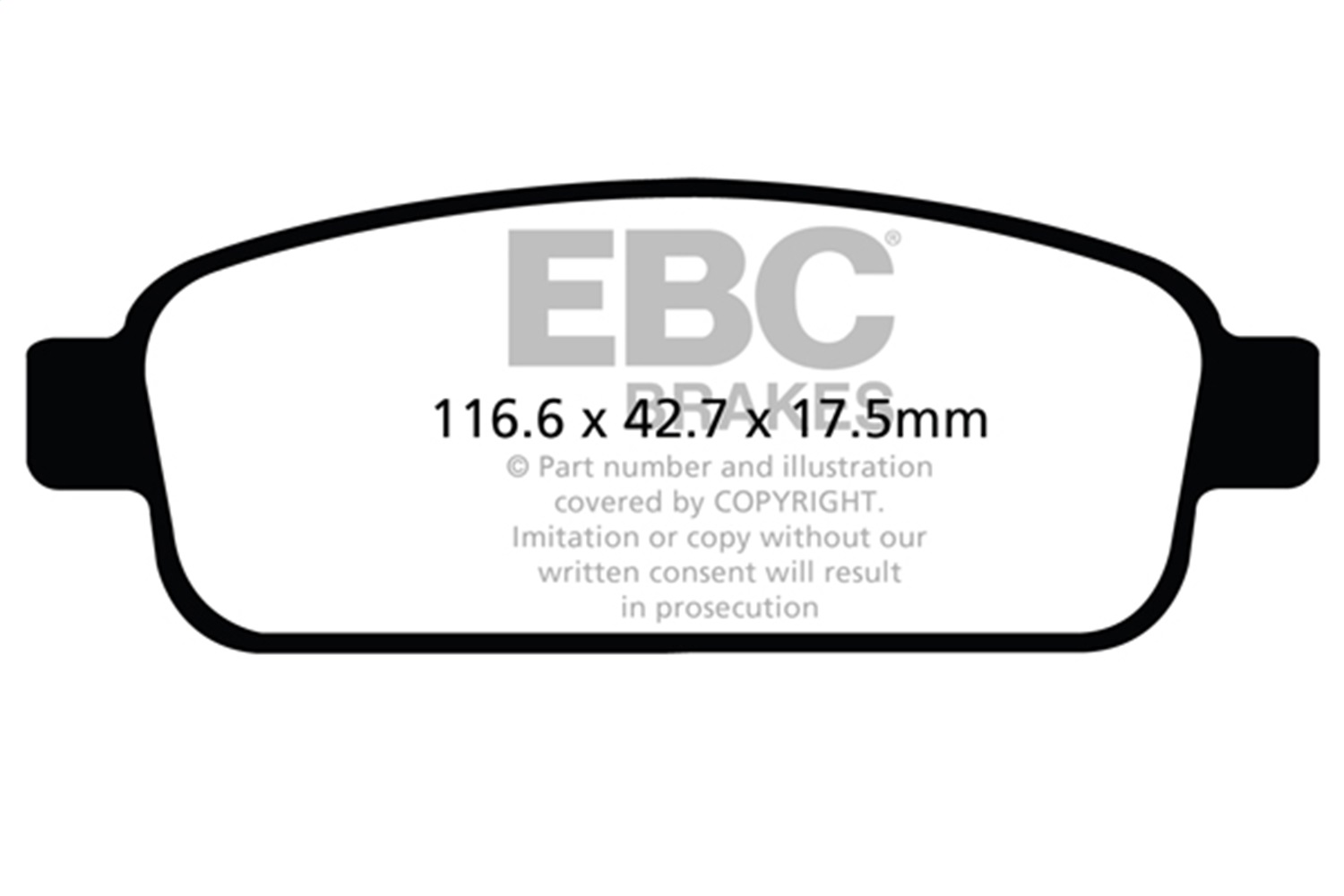 EBC Brakes UD1468 Ultimax  Brake Pads