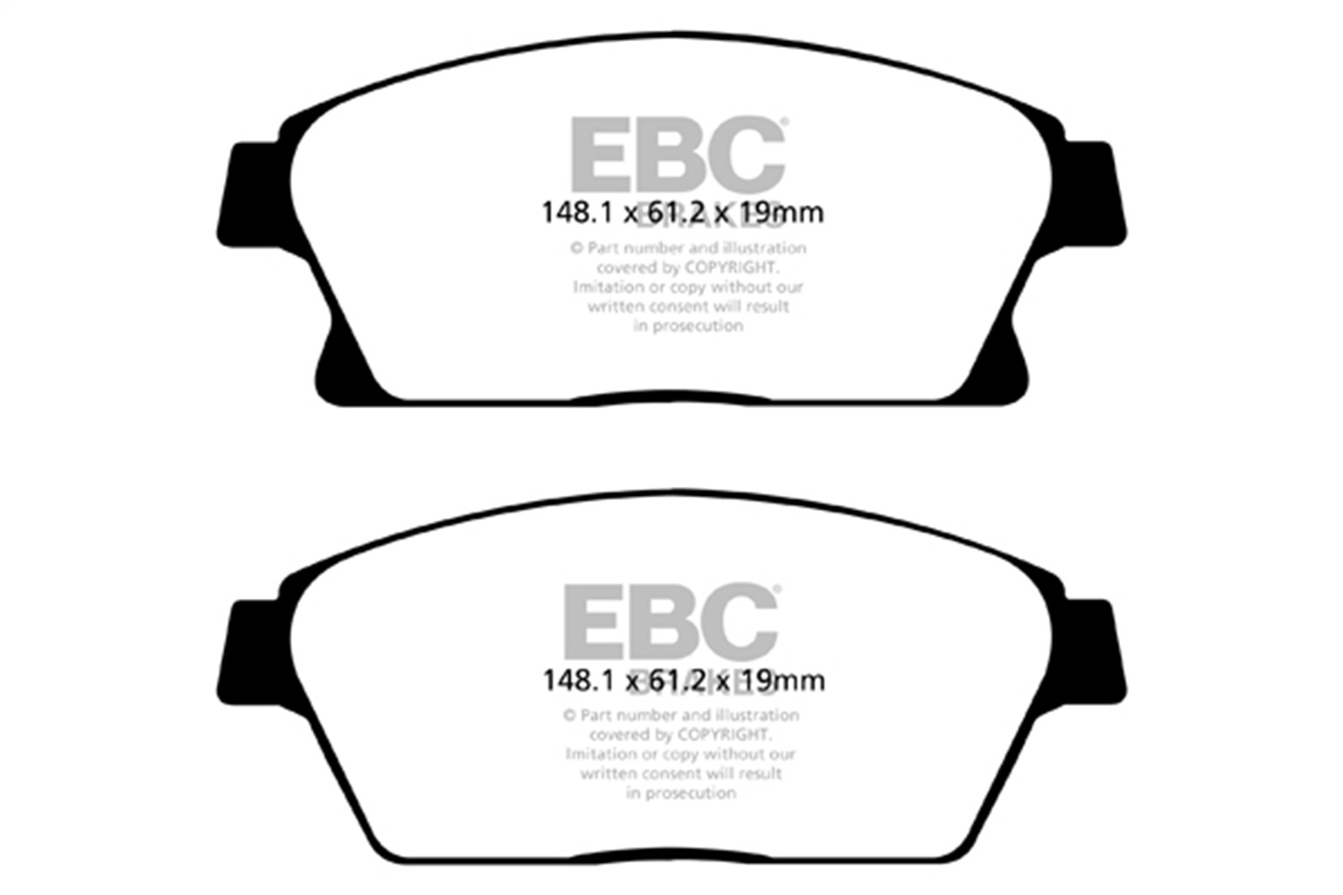 EBC Brakes UD1467 Ultimax  Brake Pads Fits ATS Cruze Encore Trax Verano Volt