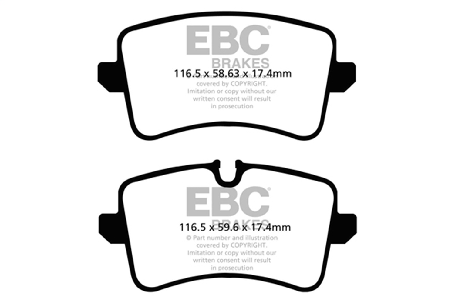 EBC DP42082R - Yellowstuff Rear Brake Pads