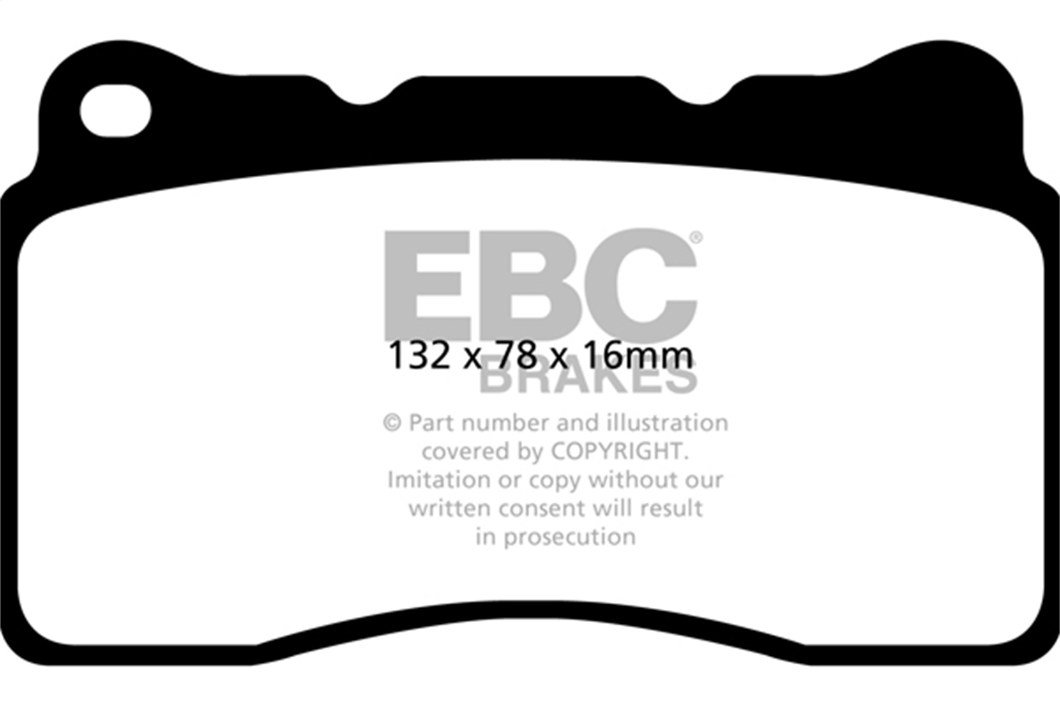 EBC Brakes UD1836 Ultimax  Brake Pads Fits 16-18 ATS CT6