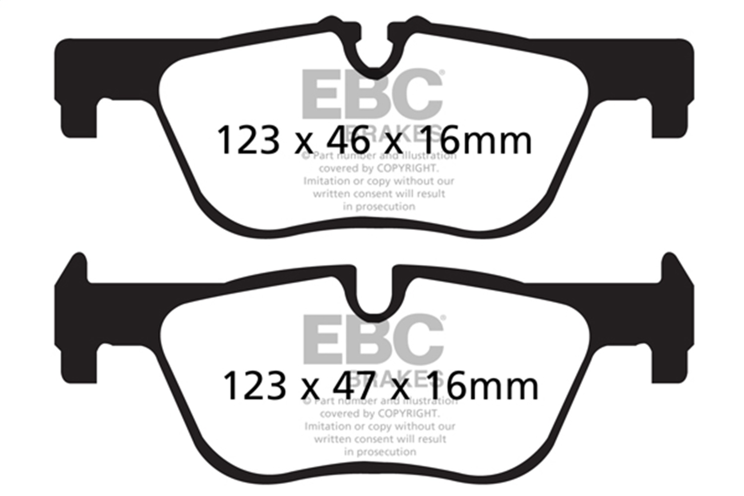 EBC Brakes UD1613 Ultimax  Brake Pads