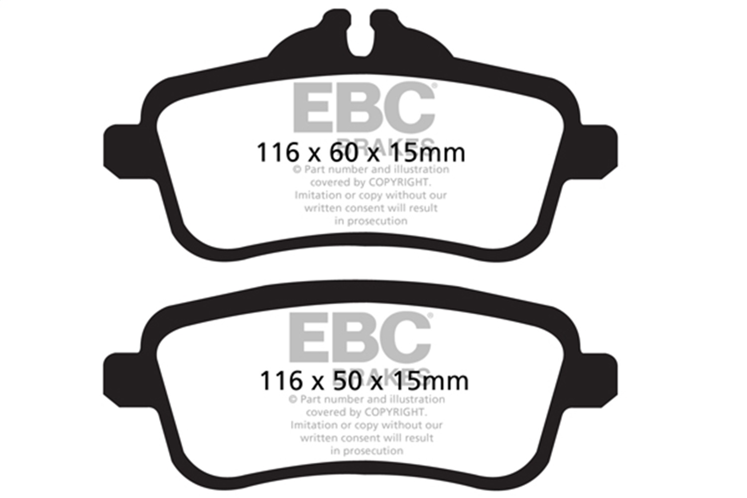 EBC DP32137C Redstuff Pads - Rear