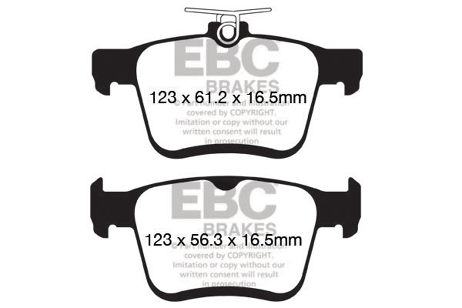 EBC Brakes S9KR1513 S9 Kits Yellowstuff and USR Rotors