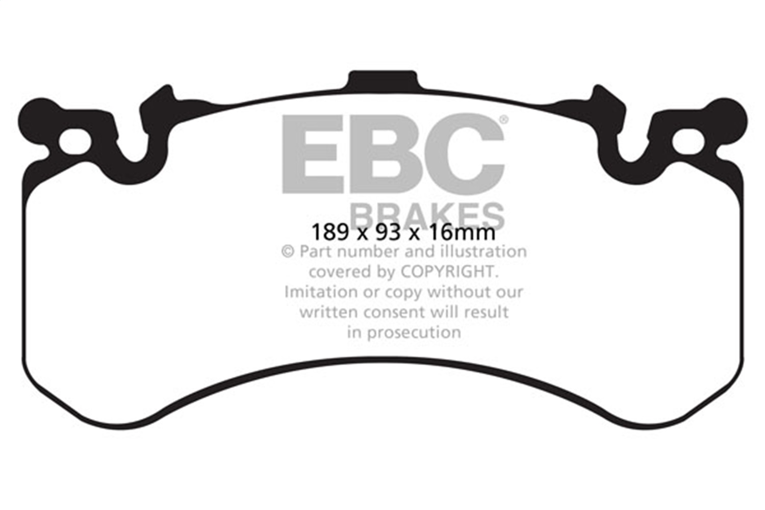 EBC DP32158C Redstuff Pads - Front