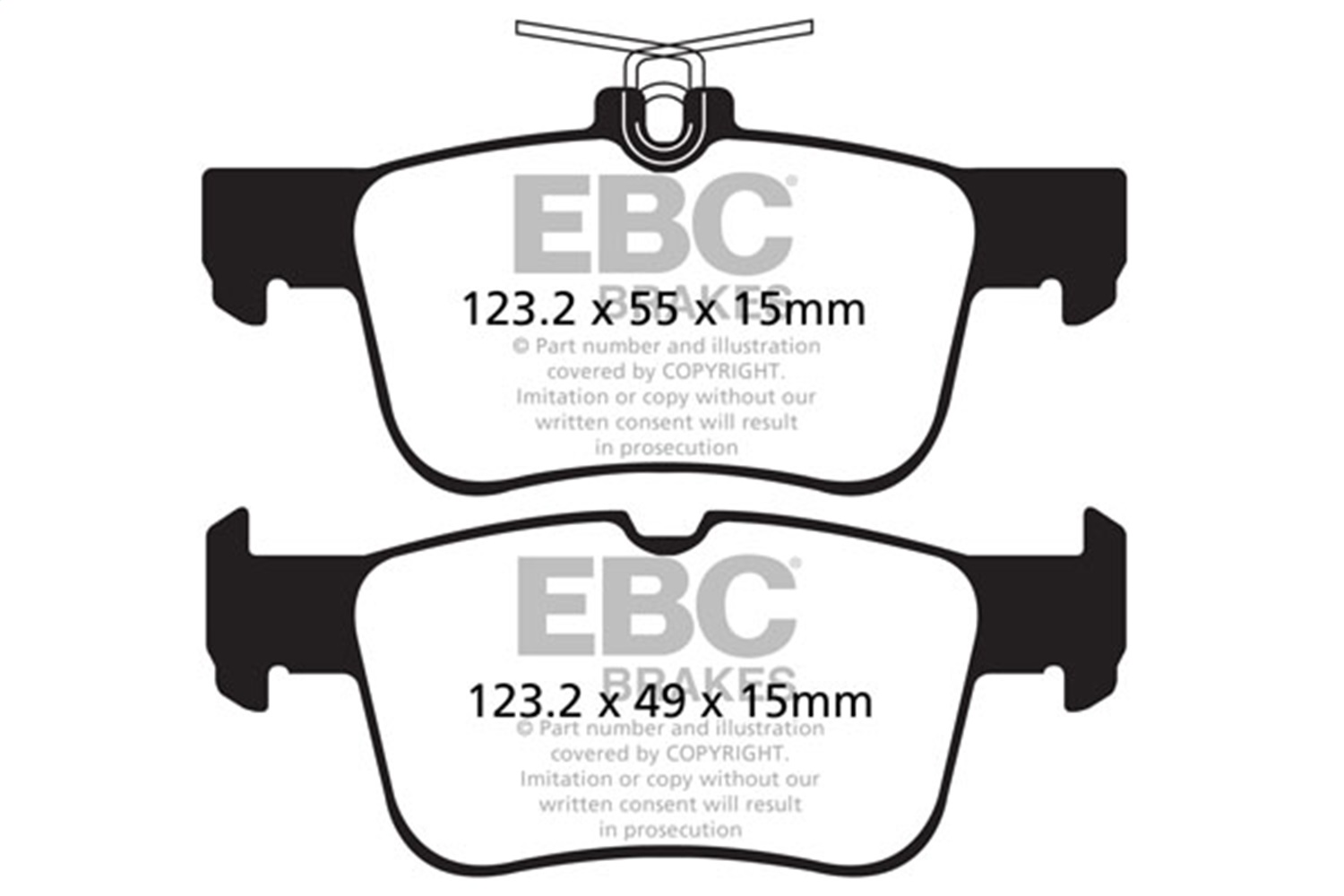 EBC Brakes UD1665 Ultimax  Brake Pads