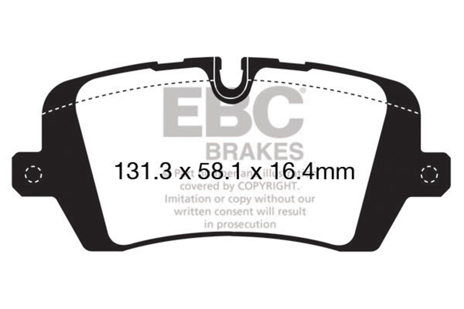 EBC Brakes UD1692 Ultimax  Brake Pads Fits Defender 110 Defender 90 Discovery