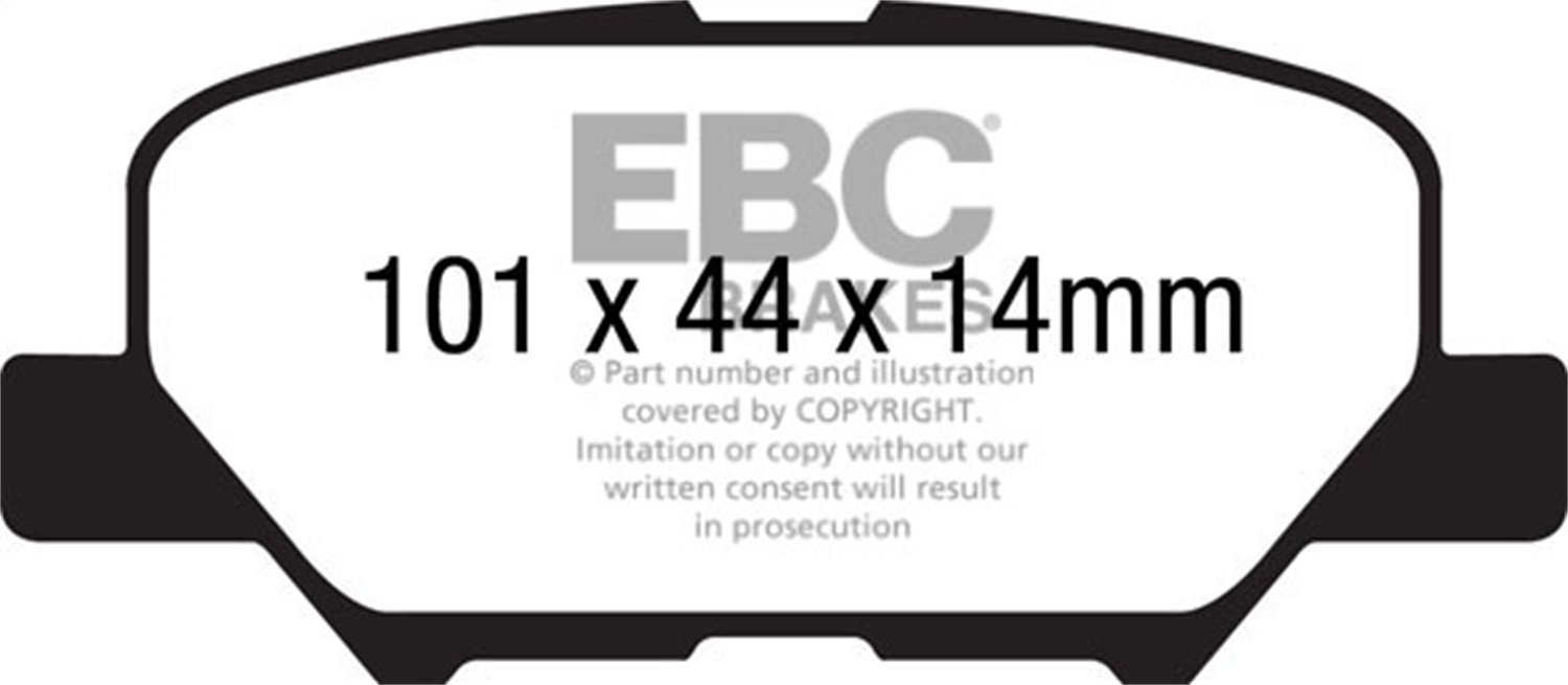 EBC DP42171R Yellowstuff Pads - Rear