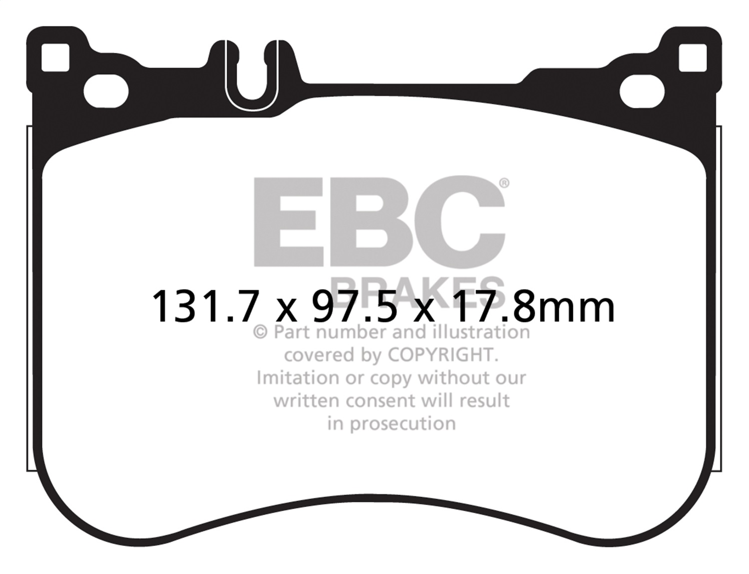 EBC DP32178C Redstuff Pads - Front