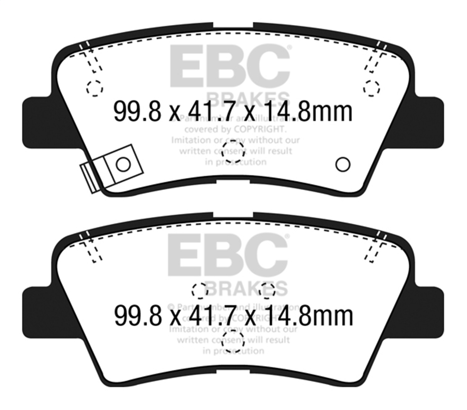 EBC Brakes UD1813 Ultimax  Brake Pads