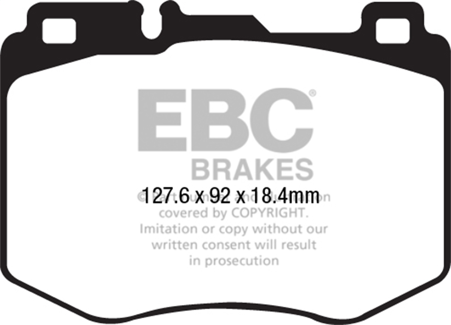 EBC Brakes UD1796 Ultimax  Brake Pads Fits 15-23 C300 C350e GLC300