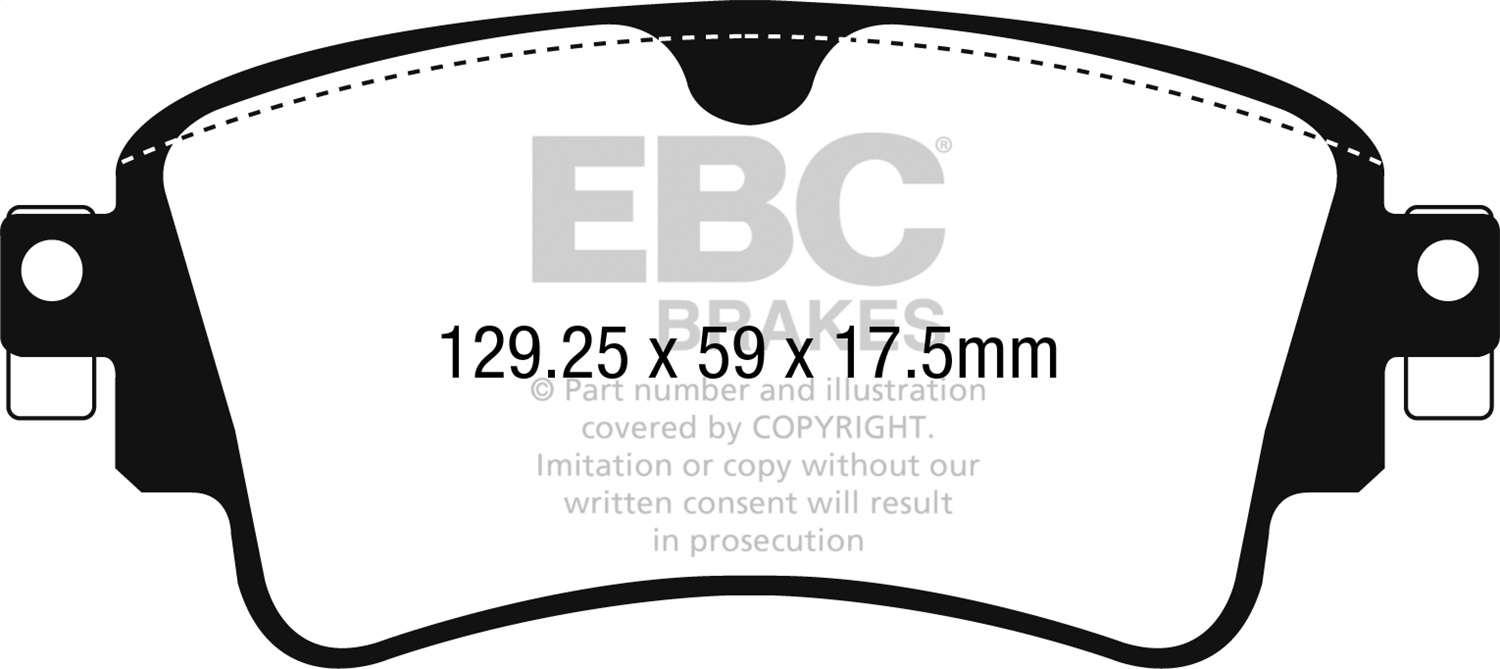 EBC DP42254R Yellowstuff Pads