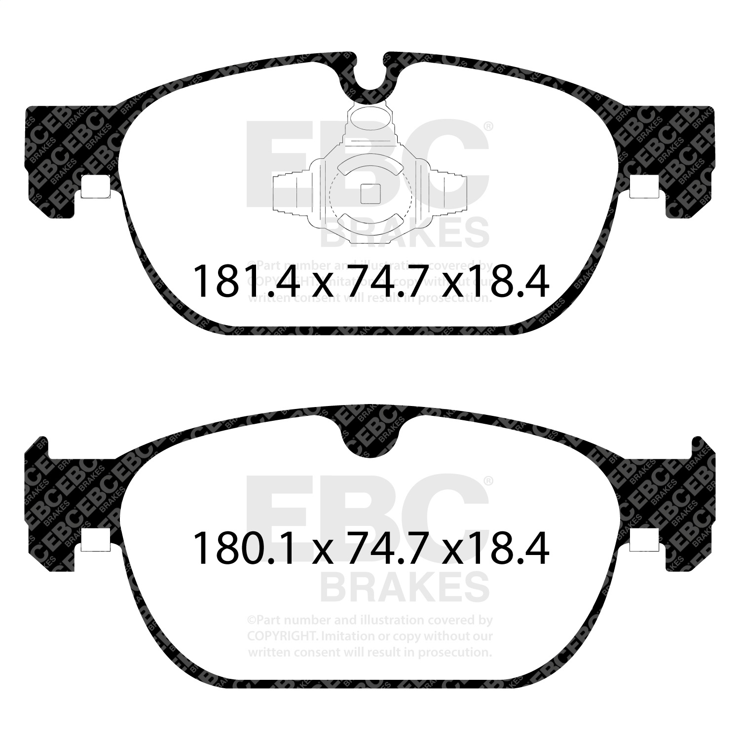 EBC DP42260R Yellowstuff Pads - Front