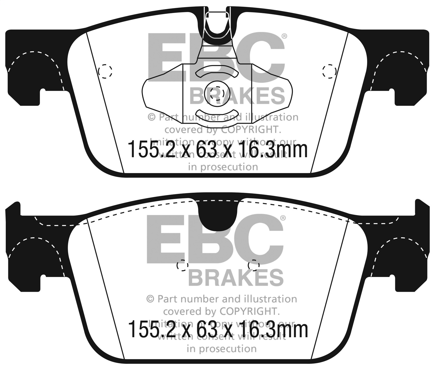 EBC Brakes UD1924 Ultimax  Brake Pads