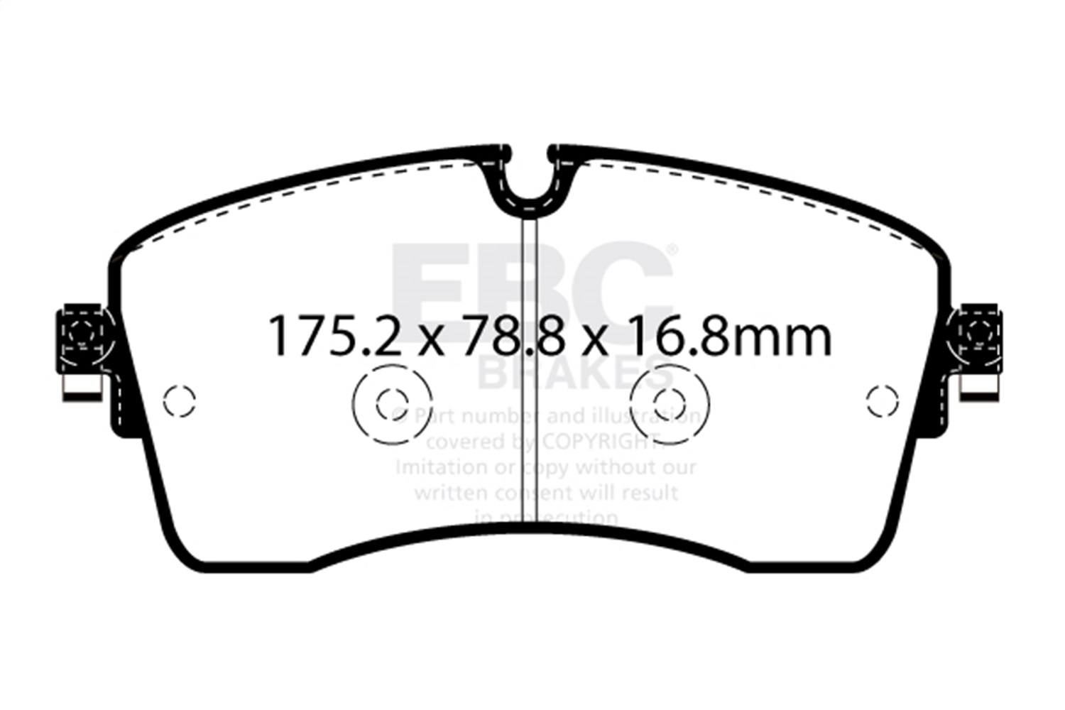 EBC Brakes DP42385R Yellowstuff Street And Track Brake Pads