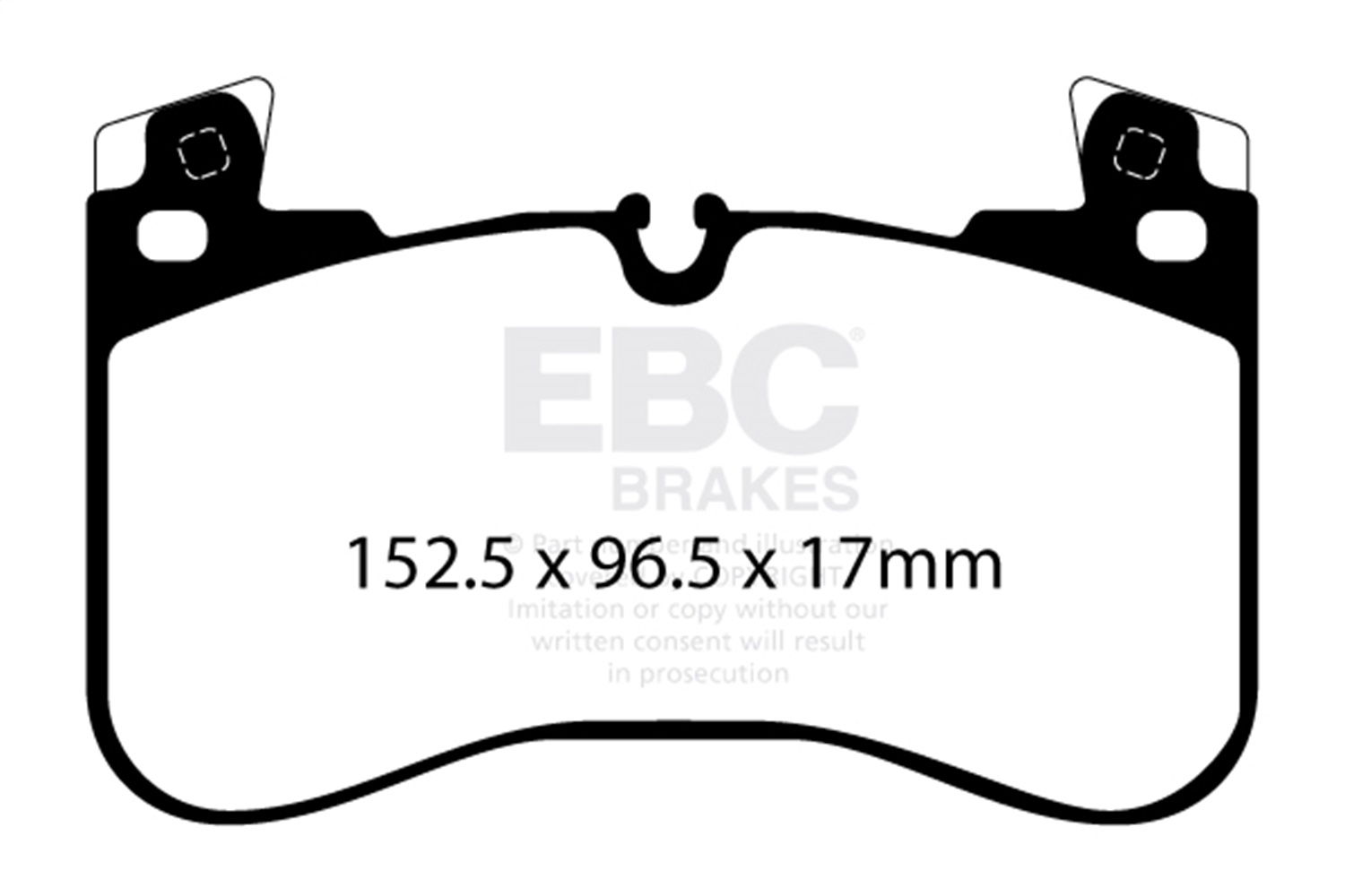 EBC Brakes DP42401R Yellowstuff Street And Track Brake Pads