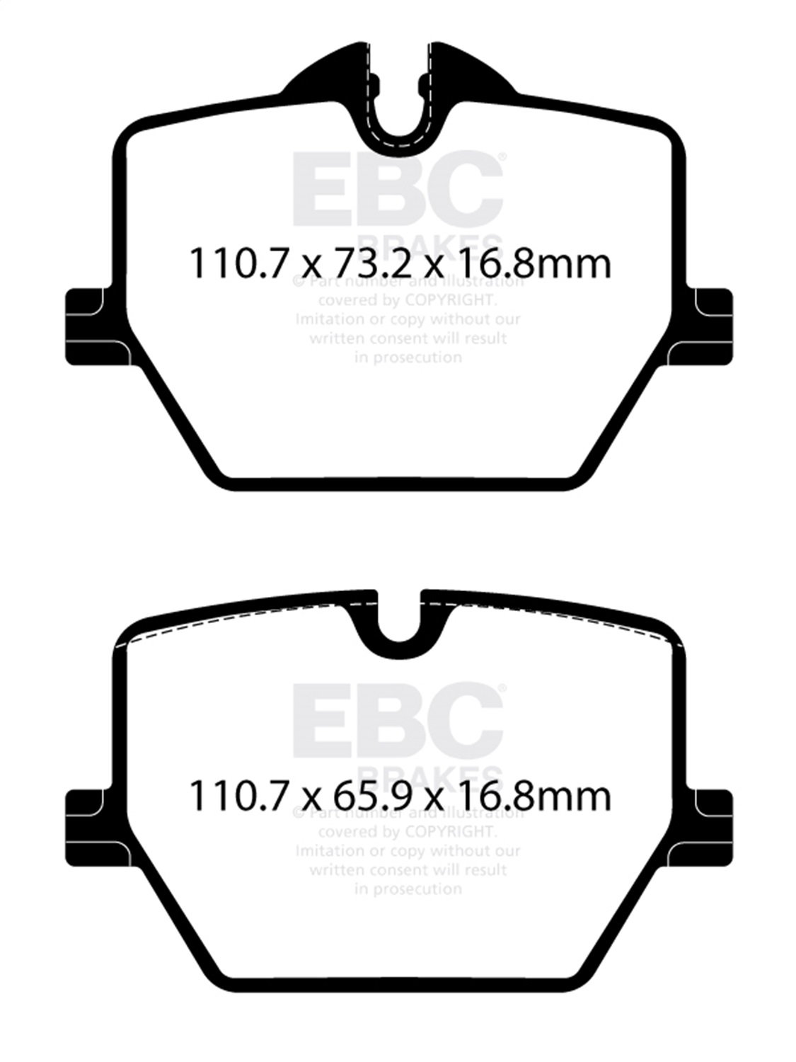 EBC Brakes UD2220 Ultimax  Brake Pads