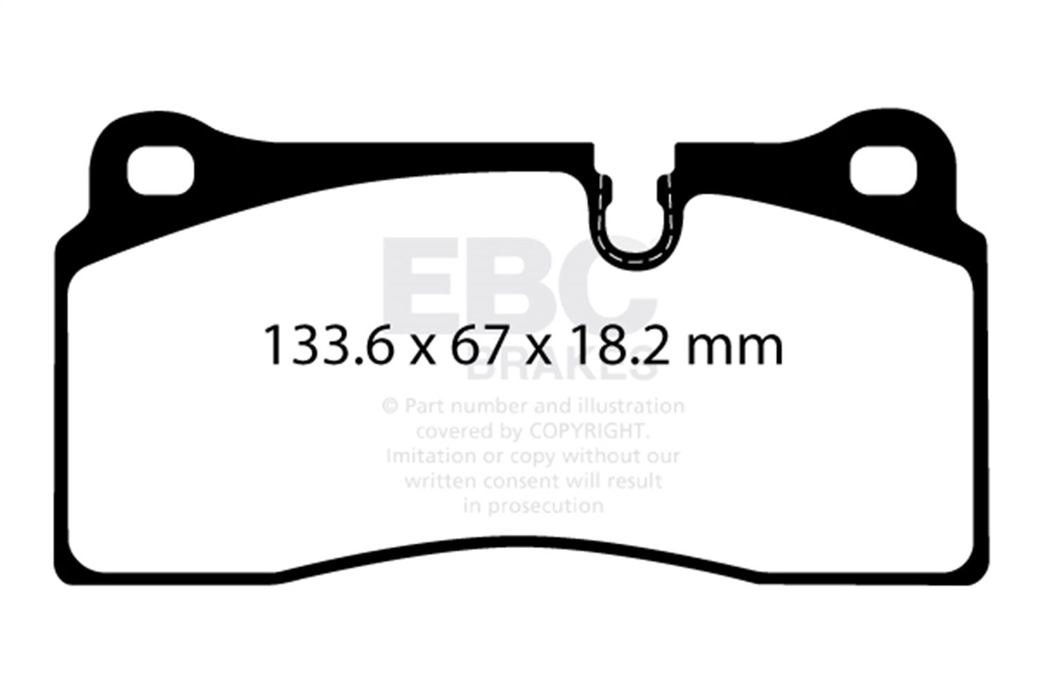 EBC Brakes DP32425C Redstuff Ceramic Low Dust Brake Pads Fits 19-21 M2