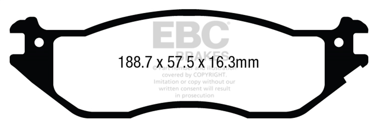 EBC Brakes UD1045 Ultimax  Brake Pads