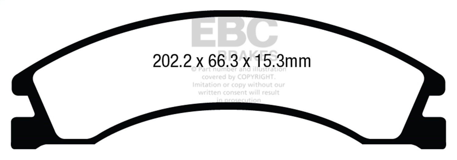 EBC Brakes UD1329 Ultimax  Brake Pads