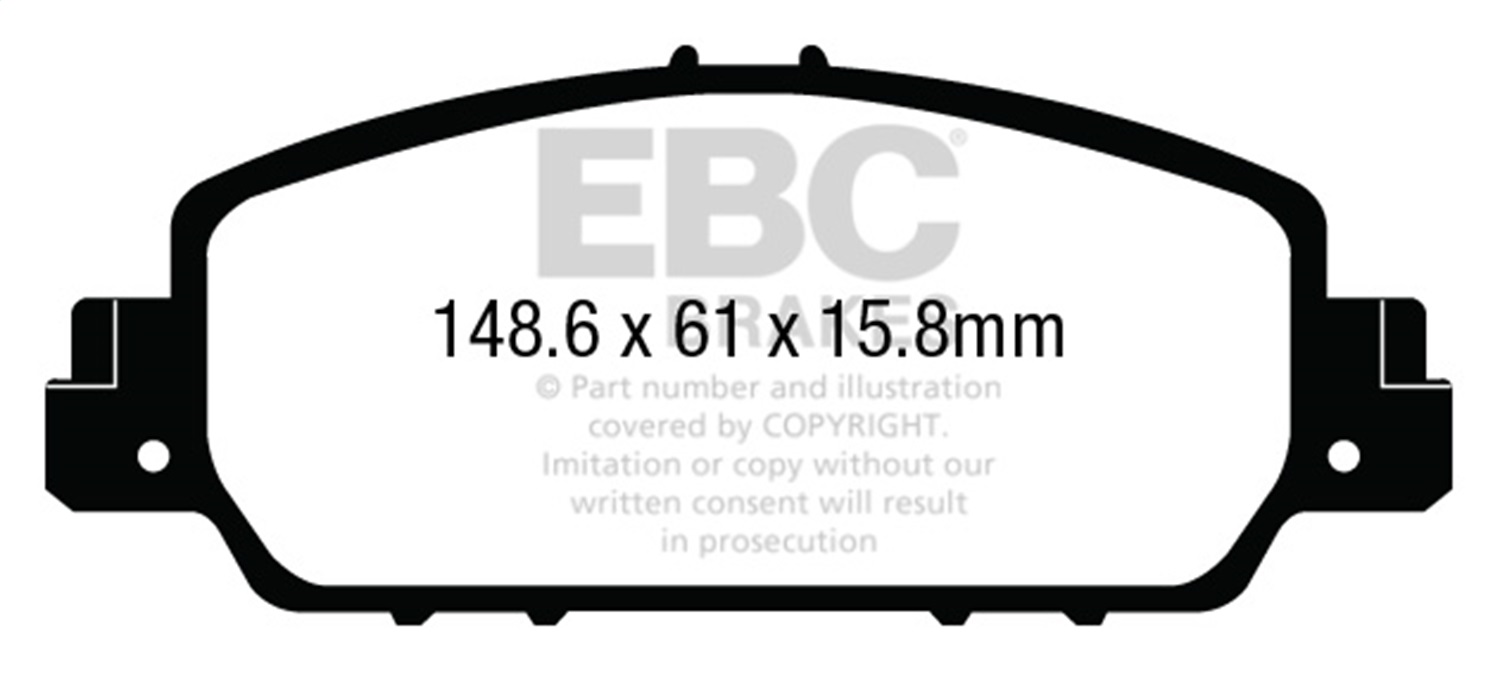 EBC DP33014C Redstuff Pads - Front