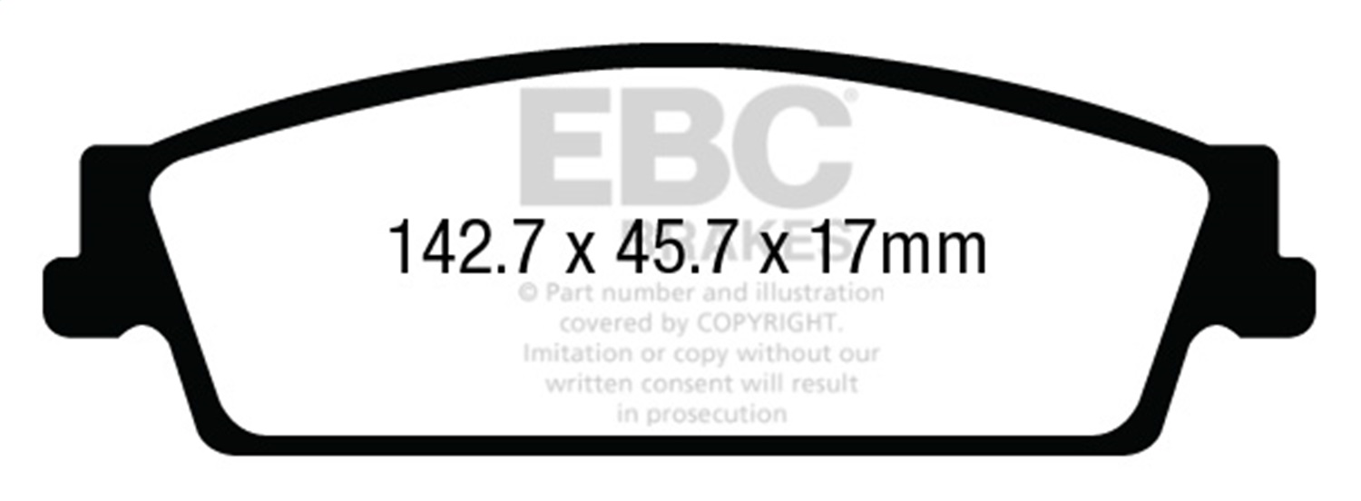 EBC DP63022 Greenstuff 6K Pads - Rear