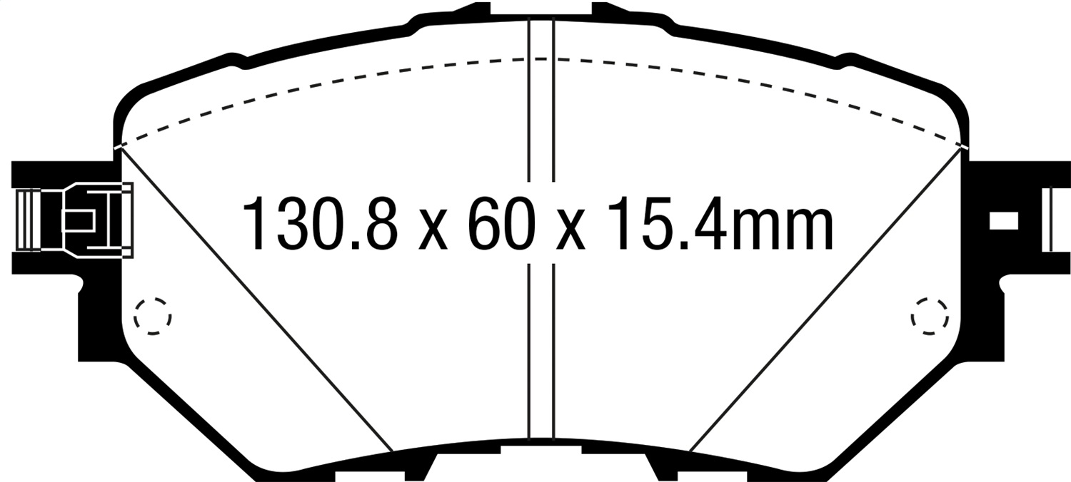 EBC Brakes UD1759 Ultimax  Brake Pads Fits 14-19 3 3 Sport