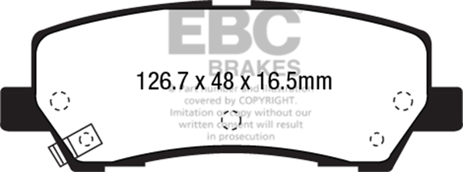 EBC DP33041C Redstuff Pads - Rear