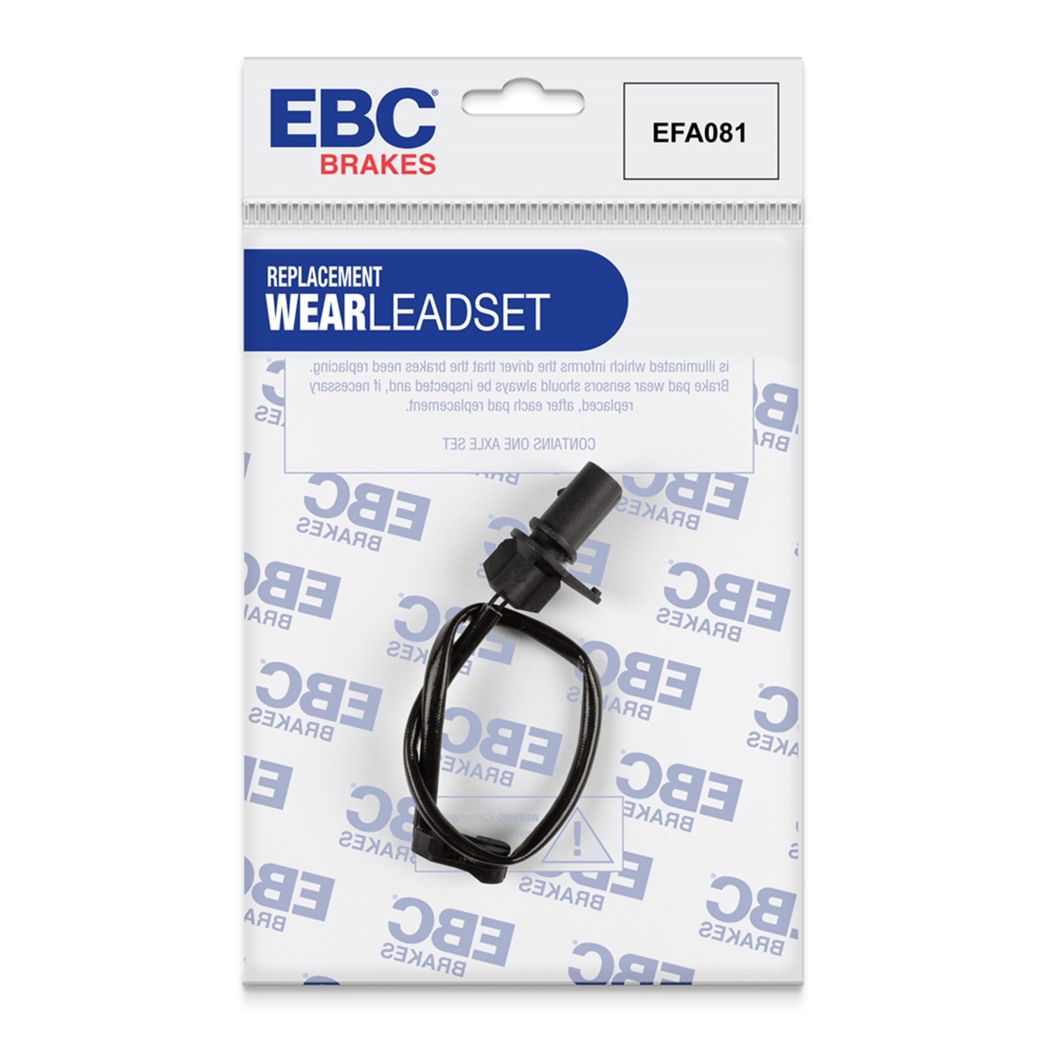 EBC Brakes EFA081 Brake Wear Lead Sensor Kit Fits A4 A4 Quattro A5 A5 Quattro Q5