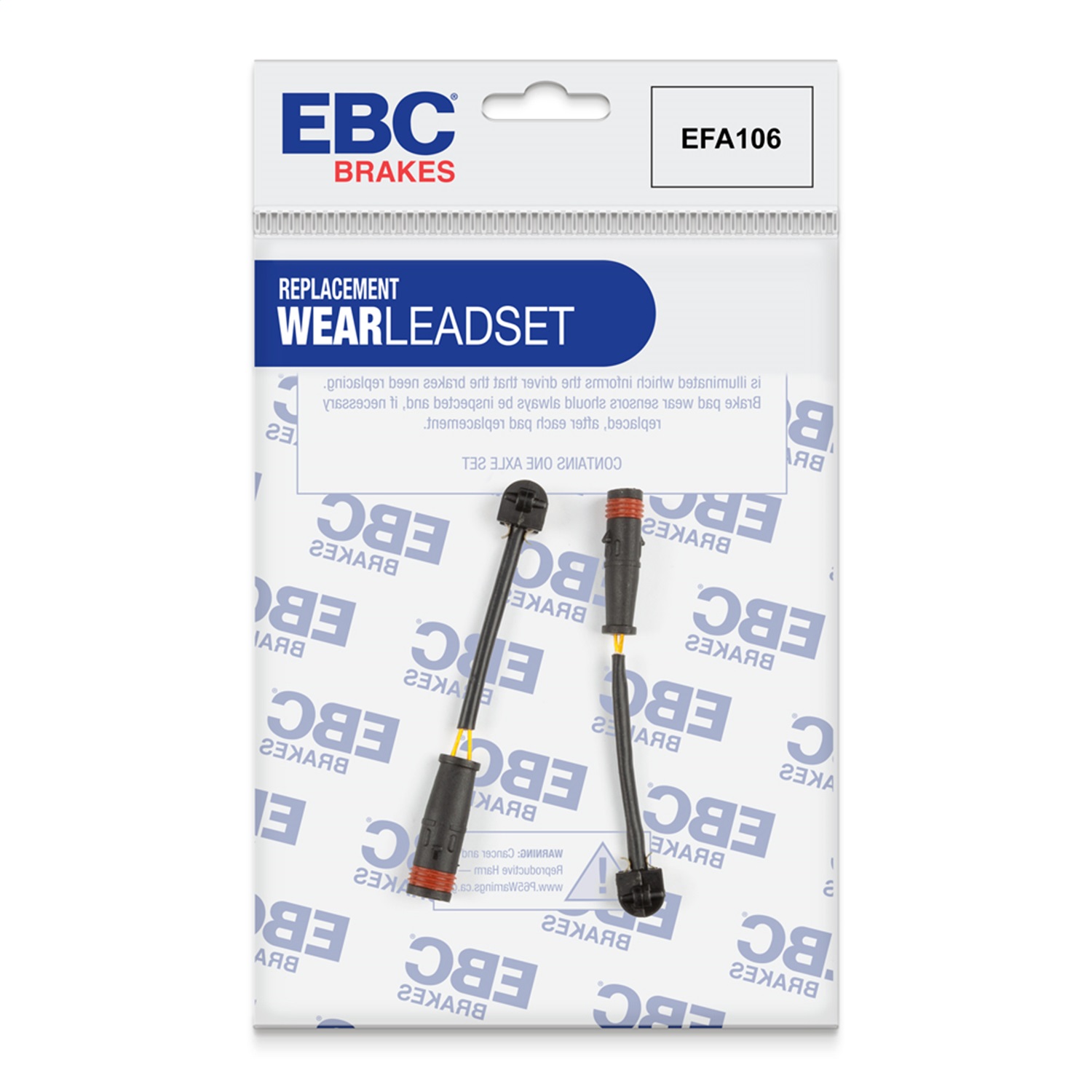 EBC Brakes EFA106 Brake Wear Lead Sensor Kit Fits C43 AMG CLK55 AMG E430 E55 AMG