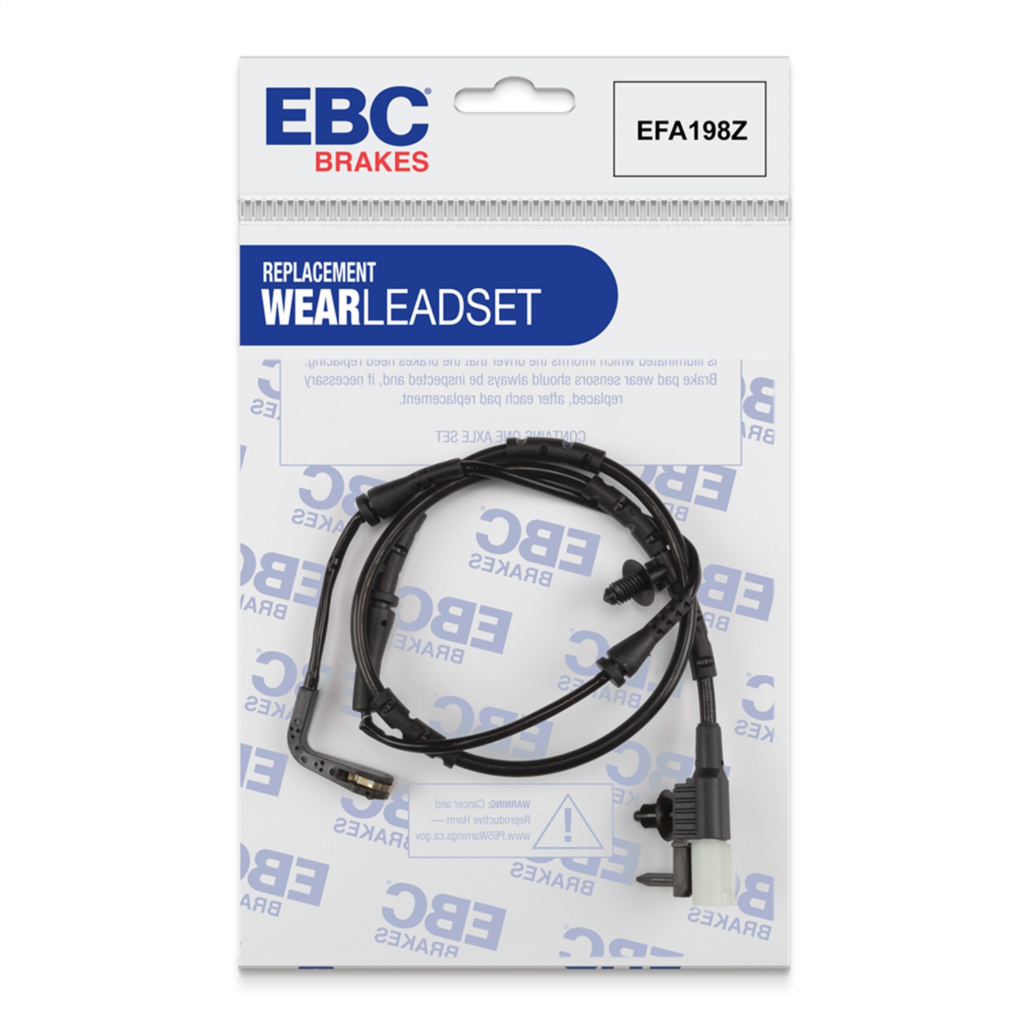 EBC Brakes EFA198 Brake Wear Lead Sensor Kit Fits 17-20 XE