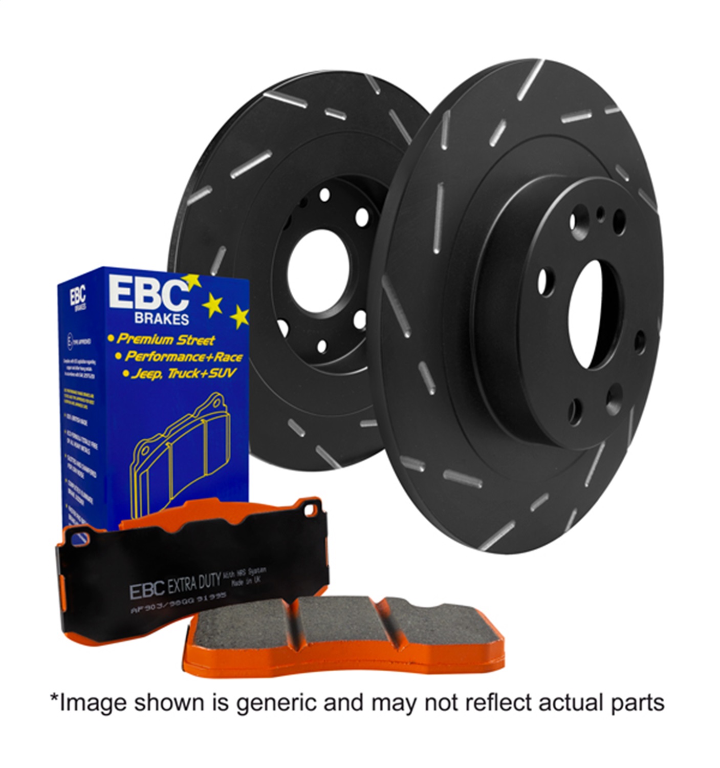 EBC Brakes S15KR1154 S15 Kit Extra Duty and USR Rotors