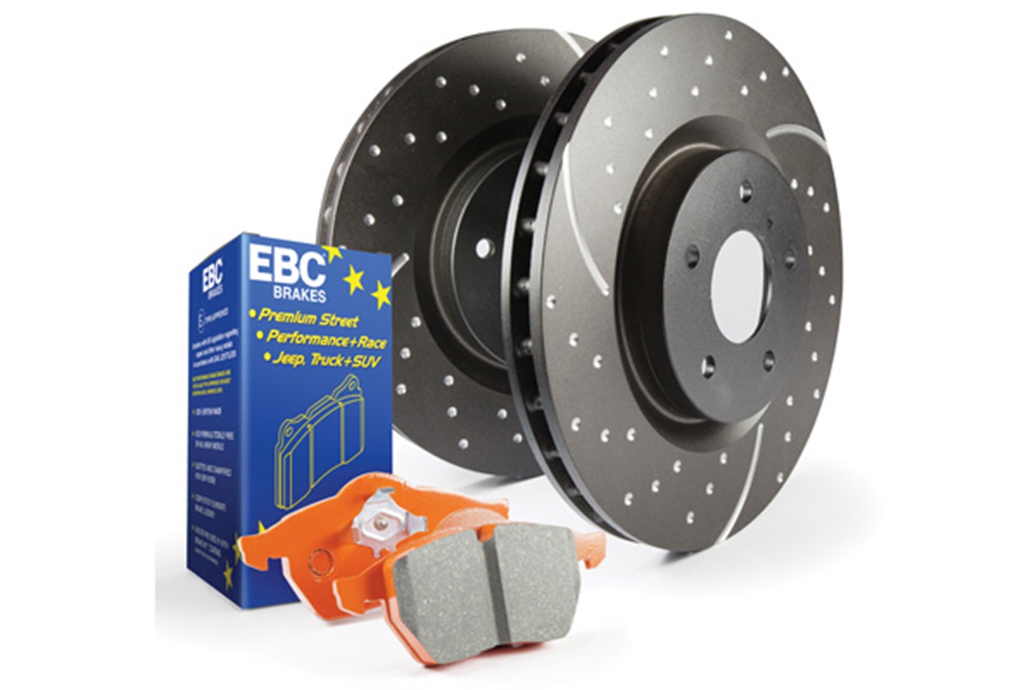 EBC Brakes S8KR1173 S8 Kits Orangestuff and GD Rotors