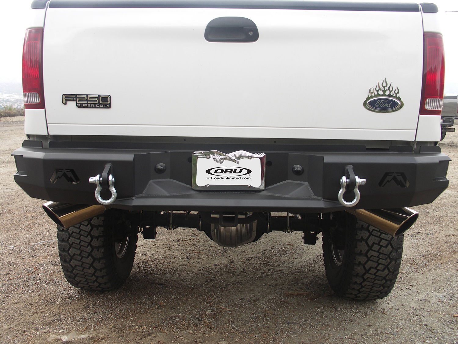 Heavy duty rear bumpers for ford f250 #2