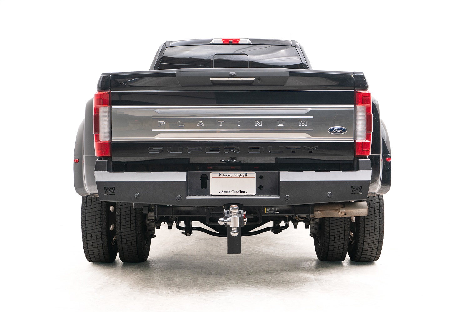 Fab Fours Fs17 Rt4150 1 Red Steel Rear Bumper Ebay