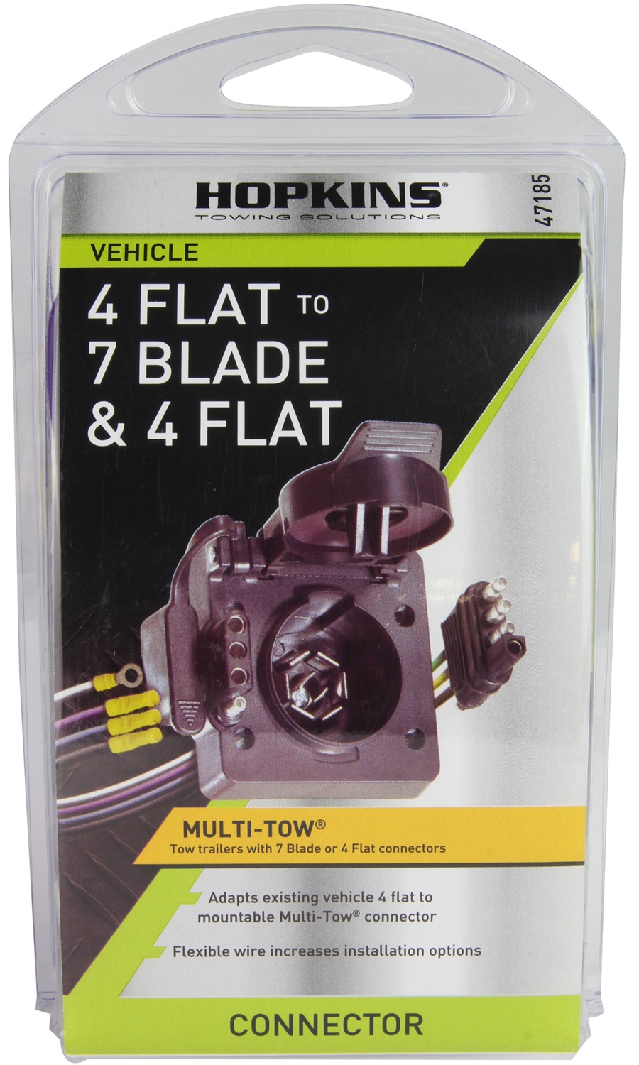 Hopkins Towing Solution 47185 Multi-Tow 4 Flat To 7 Blade And 4 Flat