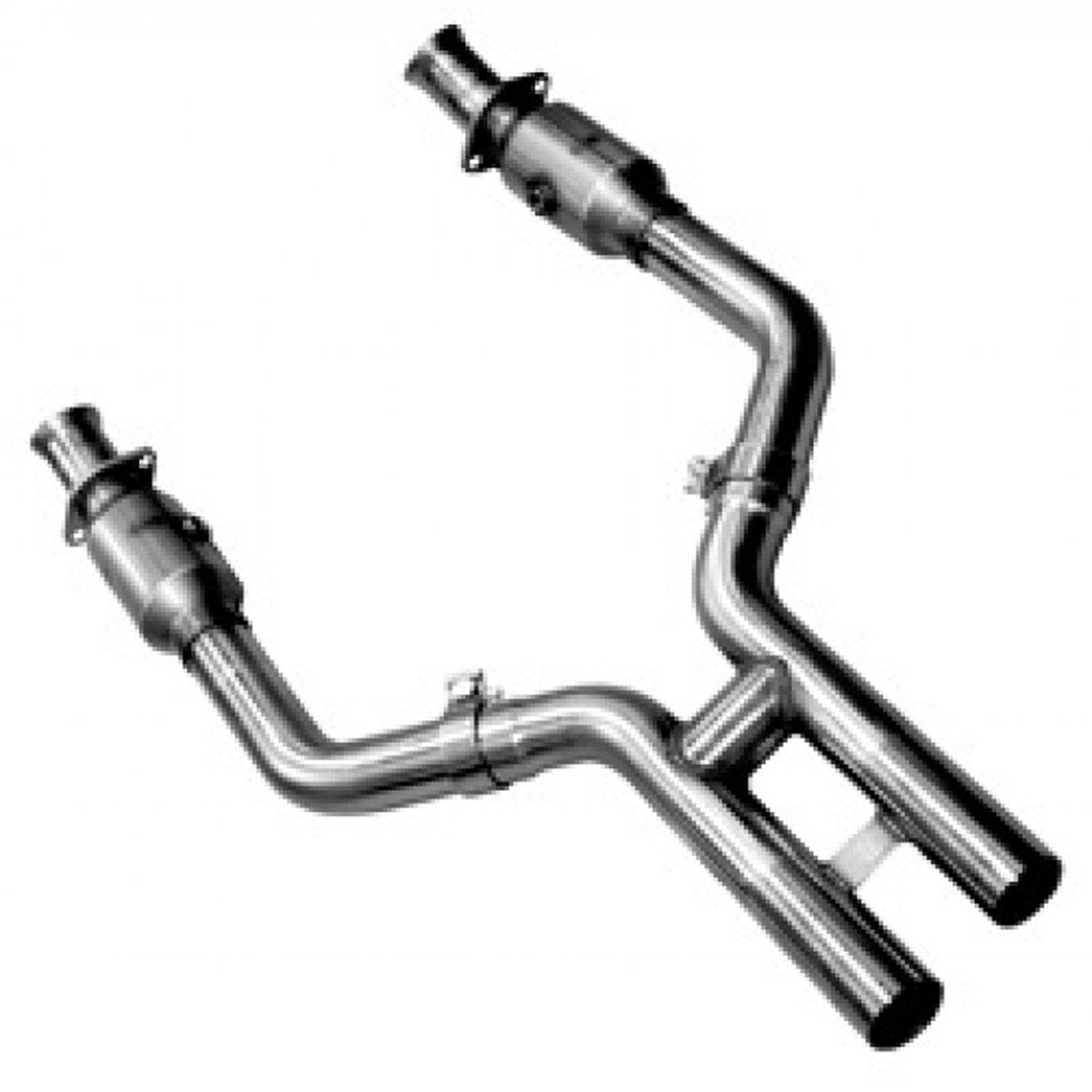 Kooks Fit 2005-2010 Ford Mustang GT 2 1/2in Catted H Pipe 4.6L