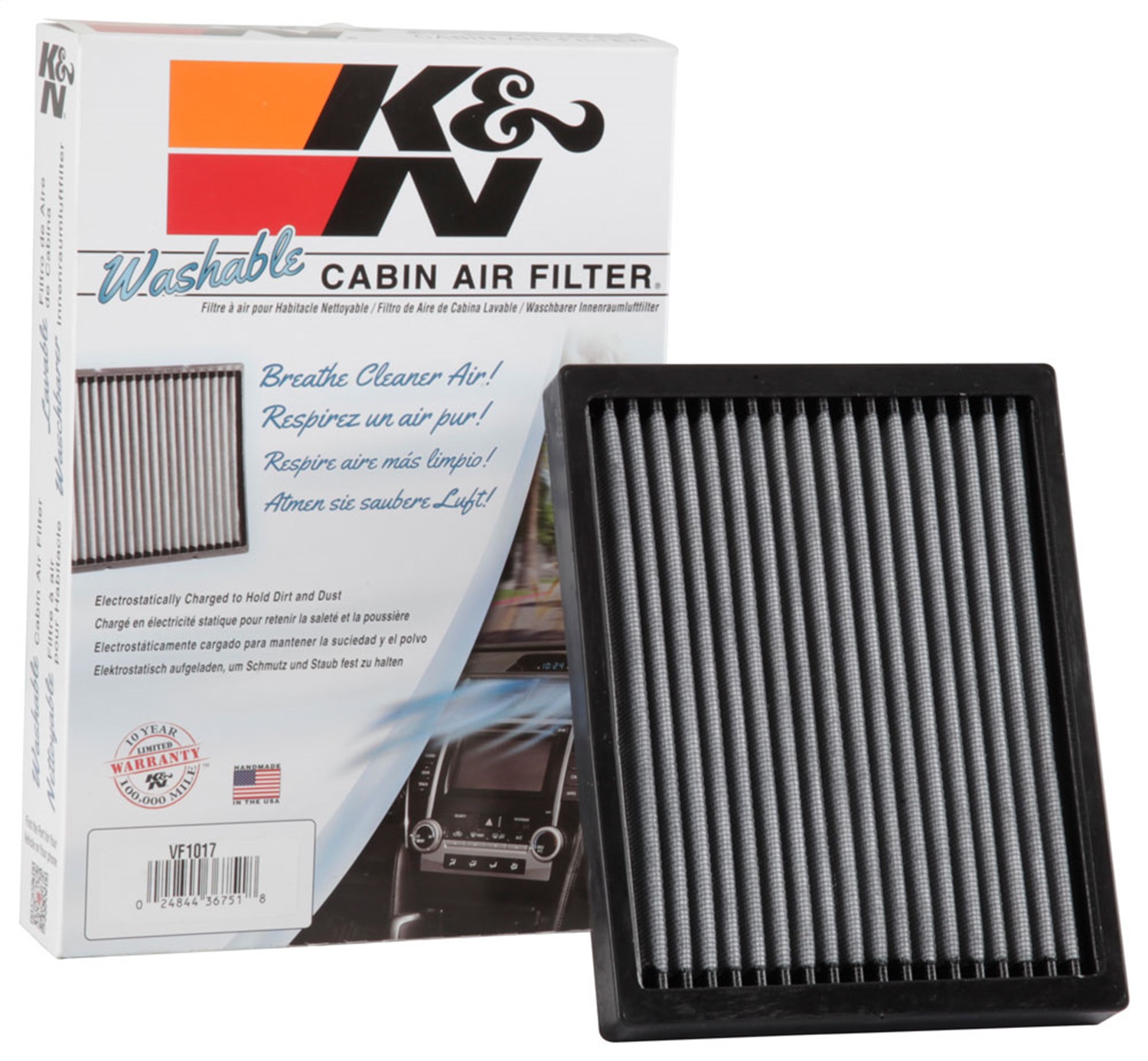 K&N Filters For 20142018 Kia Soul Soul EV Cabin Air Filter eBay