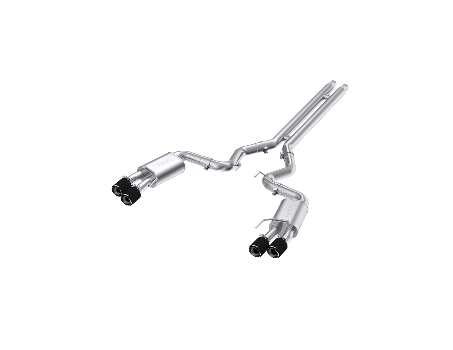 MBRP Exhaust S72053CF Armor Pro Cat Back Exhaust System Fits 18-23 Mustang